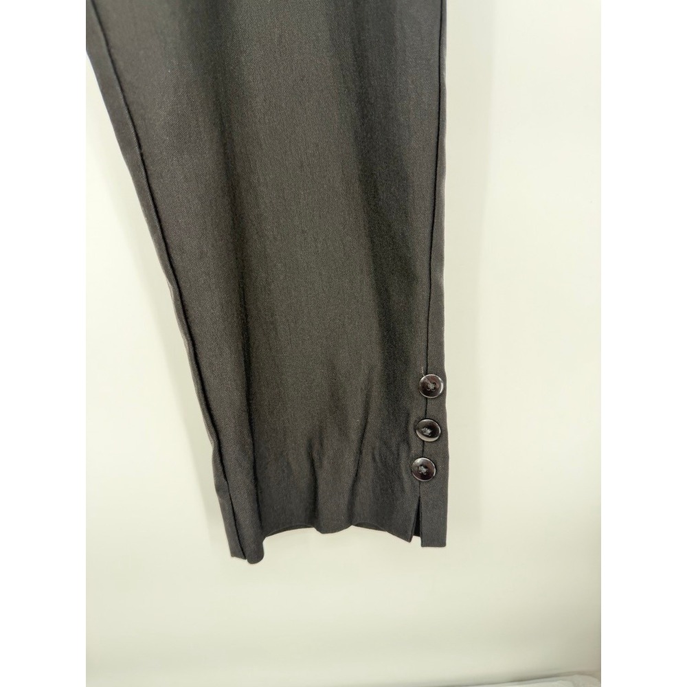 N Touch Pants Black Pull On Button Hem Trousers Basic Workwear Office Size 14 - Picture 4 of 7